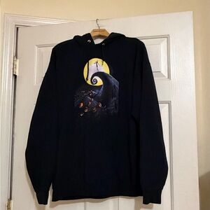 Disney Tim Burton The Nightmare Before Christmas Hoodie Hooded Sweatshirt XL